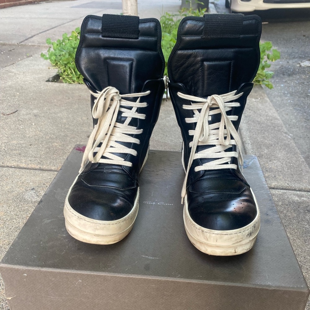 RICK OWENS GEOBASKETS SIZE 42  US 9.5 Men